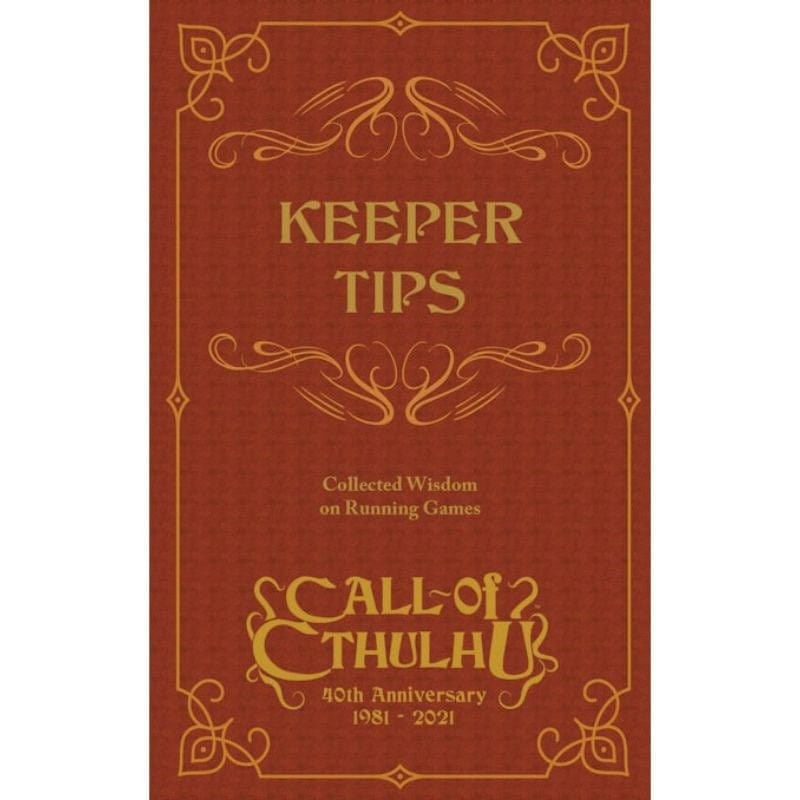 Chaosium Roleplaying Games Call of Cthulhu - Keeper Tips Book - Collected Wisdom