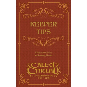 Chaosium Roleplaying Games Call of Cthulhu - Keeper Tips Book - Collected Wisdom