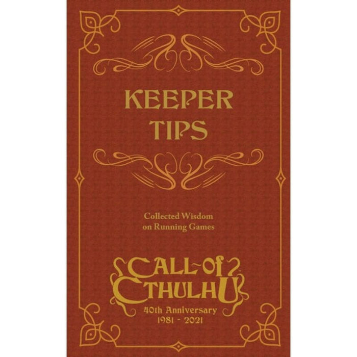 Call of Cthulhu - Keeper Tips Book - Collected Wisdom