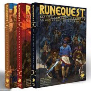 Chaosium Roleplaying Games RuneQuest RPG - Roleplaying In Glorantha Slipcase Set