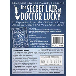 Cheapass Games Board & Card Games Kill Doctor Lucky - Secret Lair of Doctor Lucky Expansion