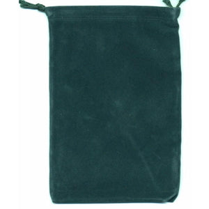 Chessex Dice Chessex Accessory Dice Bag Suedecloth (L) Green