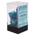 Chessex Dice Chessex Polyhedral Dice - 7D Set - Gemini Blue-Teal/Gold