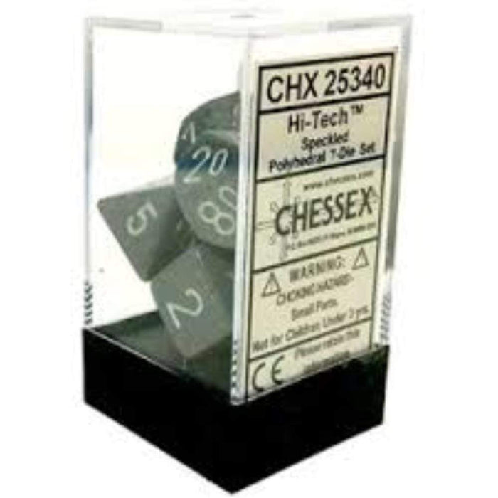 Chessex Polyhedral Dice - 7D Set - Speckled Hi tech
