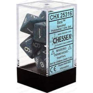Chessex Dice Chessex Polyhedral Dice - 7D Set - Speckled Sea