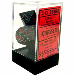 Chessex Dice Chessex Polyhedral Dice - 7D Set - Speckled Space