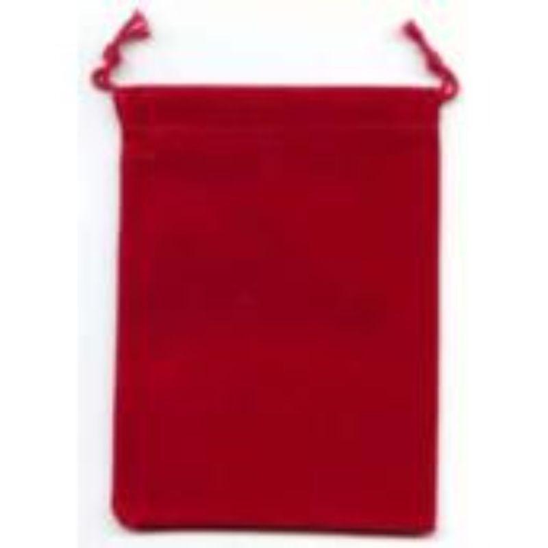 Chessex Dice Dice Bag - Chessex - Suedecloth (S) Red
