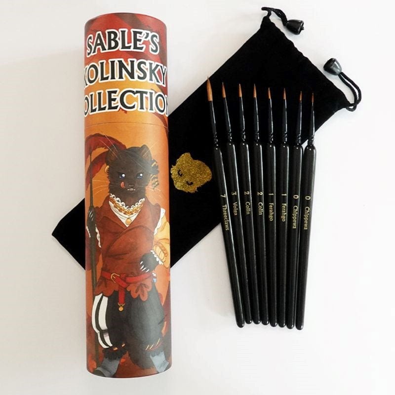 Chronicle Cards Hobby Chronicle Cards - Kolinsky Sable Brush Set