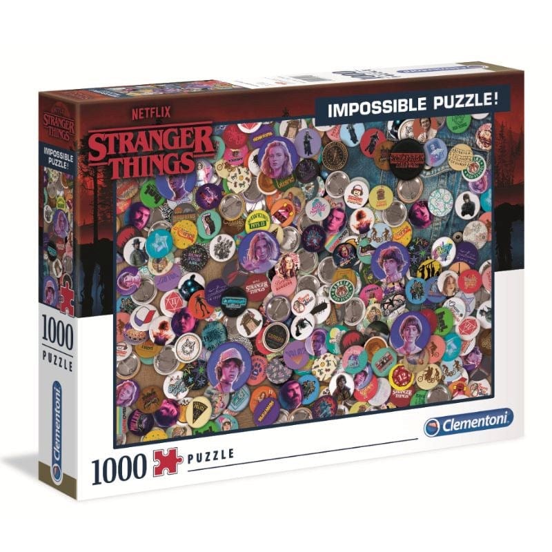 Clementoni Jigsaws Netflix Stranger Things Impossible Puzzle (1000pc) Clementoni