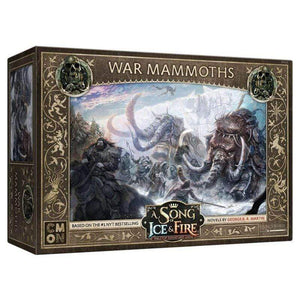 Cool Mini or Not Miniatures A Song of Ice and Fire - Tabletop Miniatures Game Free Folk War Mammoths