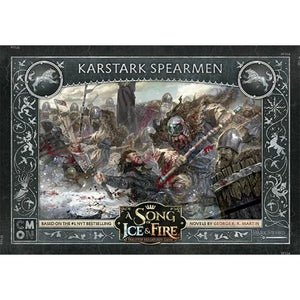 Cool Mini or Not Miniatures A Song of Ice and Fire - Tabletop Miniatures Game House Karstark Spearmen