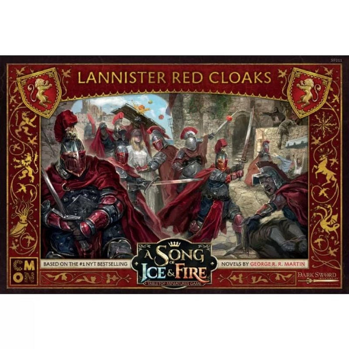 A Song of Ice and Fire - Tabletop Miniatures Game House Lannister Red Cloaks