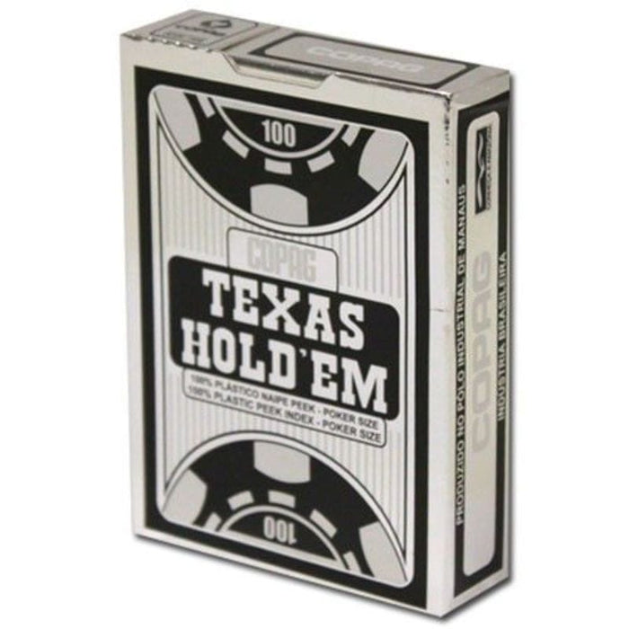 Playing Cards - Copag Texas Hold Em Peek Index (Black)