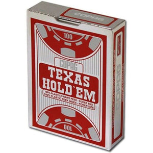 Copag Playing Cards Playing Cards - Copag Texas Hold Em Peek Index (Red)