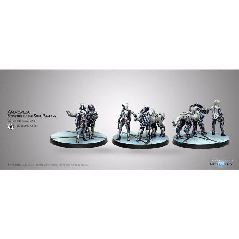 Corvus Belli Miniatures Infinity - Aleph - Andromeda, Sophistes of the Steel Phalanx (Sub-machine Gun) (Blister)