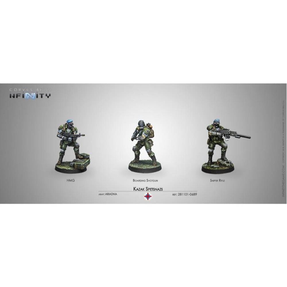 Corvus Belli Miniatures Infinity - Ariadna - Kazak Spetsnazs (Boxed)