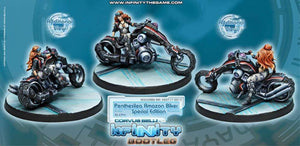Corvus Belli Miniatures Infinity - Bootleg - Aleph - Penthesilea Amazon Biker Special Edition (Boxed)