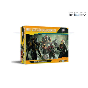 Corvus Belli Miniatures Infinity - Combined Army - Morat Aggression Forces Action Pack