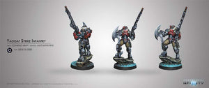 Corvus Belli Miniatures Infinity - Combined Army - Yaogat Strike Infantry (Blister)