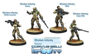 Corvus Belli Miniatures Infinity - Haqqislam - Ghulam Infantry (Boxed)