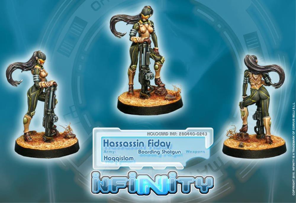Corvus Belli Miniatures Infinity - Haqqislam - Hassassin Fiday (Boarding Shotgun) (Blister)