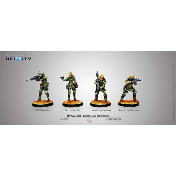 Infinity - NA2 - Brawlers Mercenary Enforcers (Boxed)