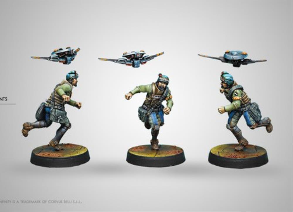 Corvus Belli Miniatures Infinity - NA2 - Warcors (Journalist) (Blister)