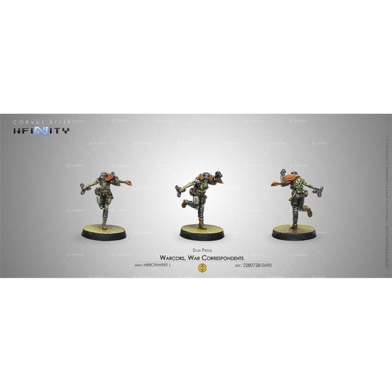 Corvus Belli Miniatures Infinity - NA2 - Warcors - Stun Pistol (Blister)