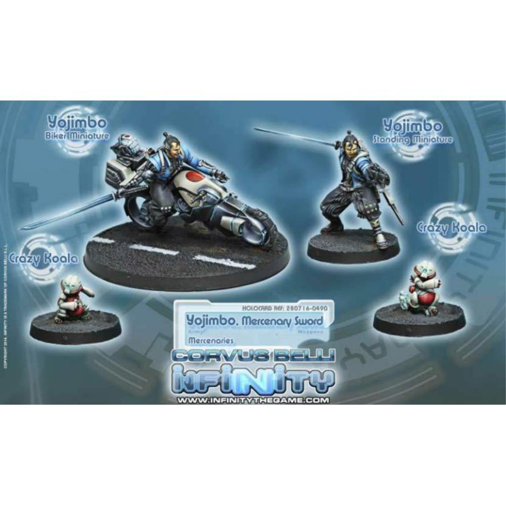 Corvus Belli Miniatures Infinity - NA2 - Yojimbo Mercenary Sword (Boxed)