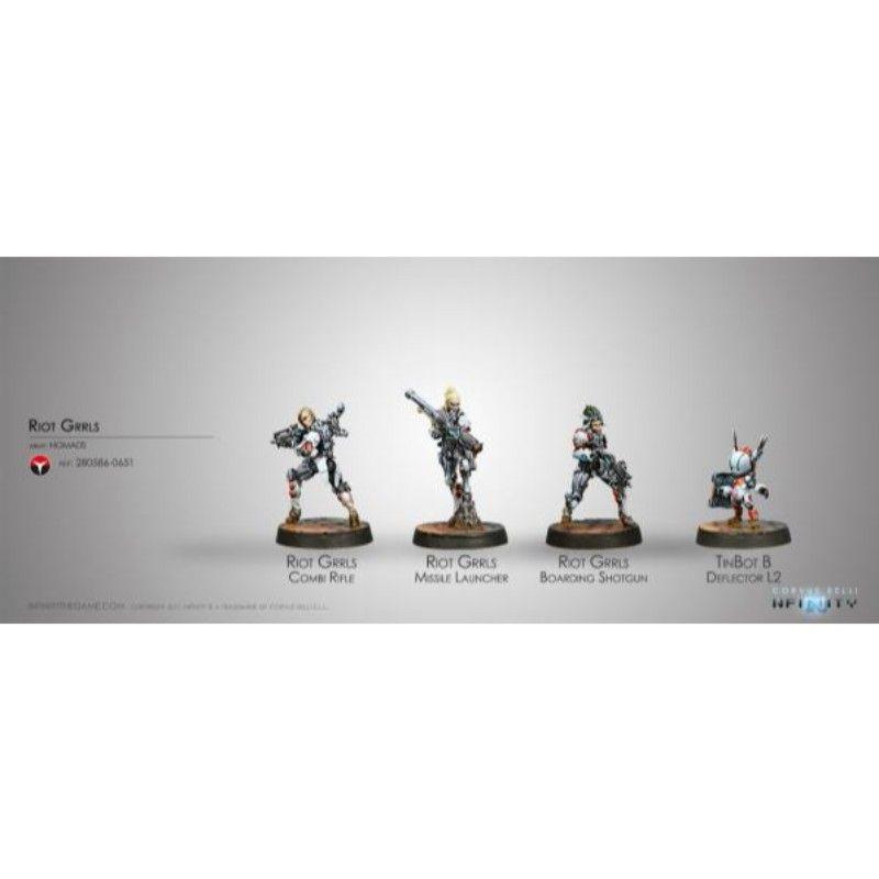 Corvus Belli Miniatures Infinity - Nomads - Riot Grrls 2 (Boxed)