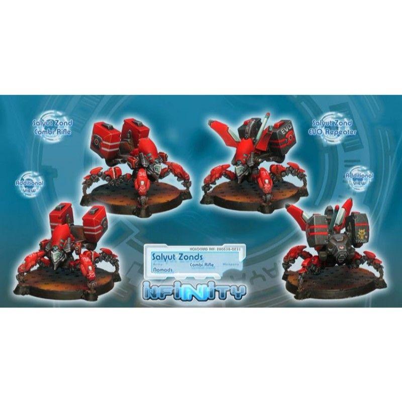 Corvus Belli Miniatures Infinity - Nomads - Salyut Zonds (EVO Repeater, Combi Rifle) (Boxed)