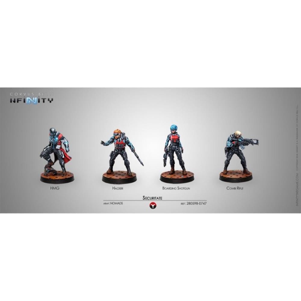 Corvus Belli Miniatures Infinity - Nomads - Securitate (Boxed)