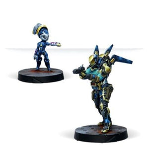 Corvus Belli Miniatures Infinity - O-12 - Delta Unit Doctor and Yudbot-B (blister)