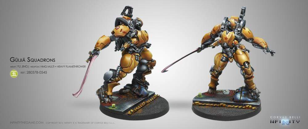 Corvus Belli Miniatures Infinity - Yu Jing - Guijia Squadrons (Boxed)