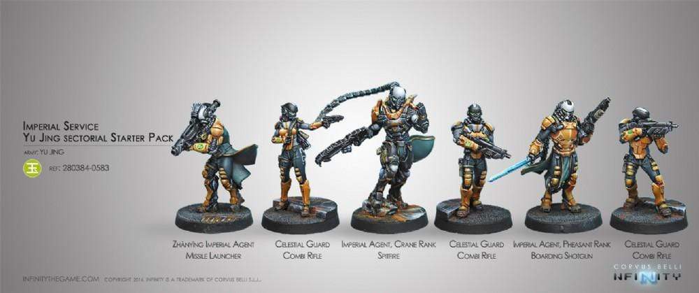 Corvus Belli Miniatures Infinity - Yu Jing - Imperial Service (Yu Jing Sectorial Starter Pack) (Boxed)