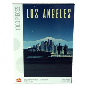 Crown & Andrews Jigsaws Illustrations of the World - Los Angeles, USA (1000pc)