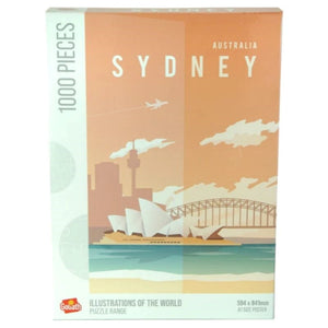Crown & Andrews Jigsaws Illustrations of the World - Sydney, Australia (1000pc)