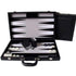 Dal Rossi Classic Games Backgammon - 15" Black Leather (Dal Rossi)