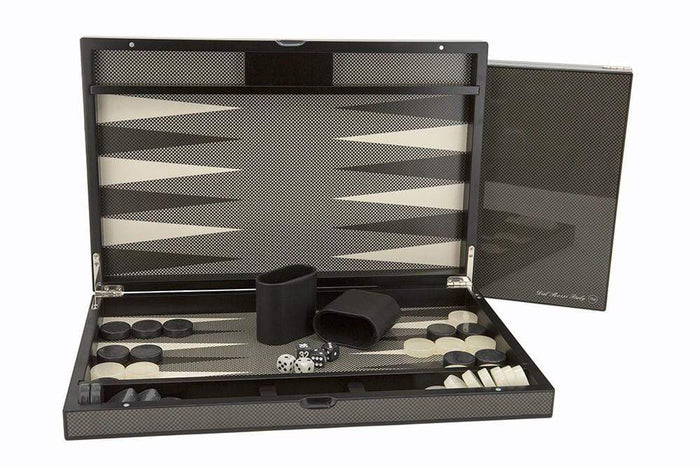 Backgammon - 15" Carbon Fibre (Dal Rossi)