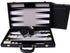 Dal Rossi Classic Games Backgammon - 18" Black Leather (Dal Rossi)