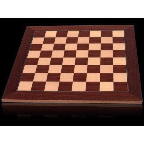 Chess Board - 40cm Palisander and Maple (Dal Rossi)