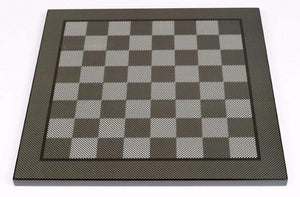 Dal Rossi Classic Games Chess Board - 50cm Carbon Fibre (Dal Rossi)