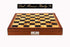 Dal Rossi Classic Games Chess Board - Figurebox Walnut Shiny 50cm (Dal Rossi)