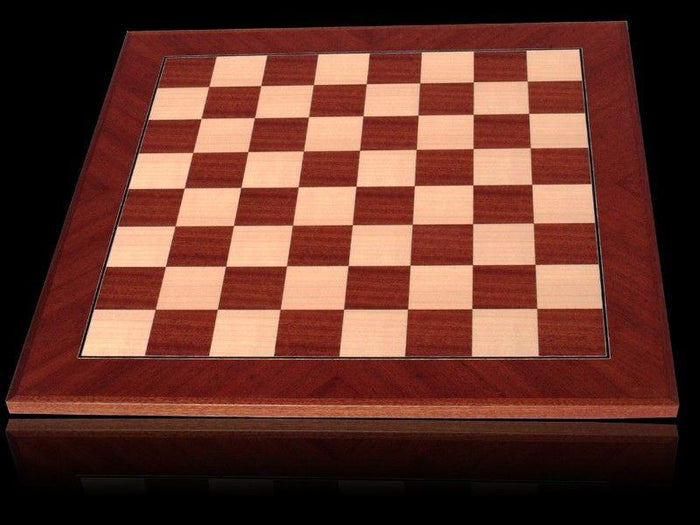 Chess Board - Mahogany & Maplewood 50cm (Dal Rossi)