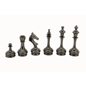 Dal Rossi Classic Games Chess Men - Brass Cap Staunton (Dal Rossi)