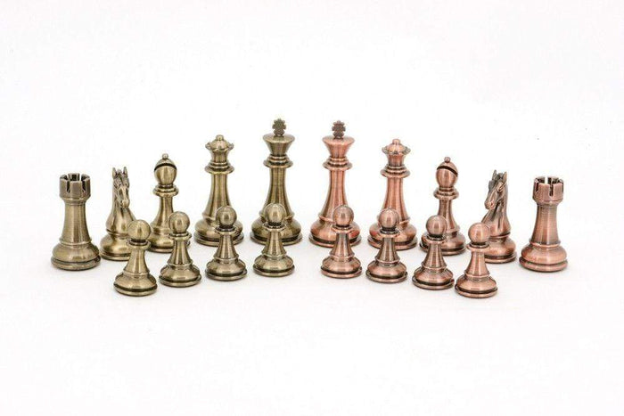 Chess Men - Bronze and Copper 110mm Dal Rossi