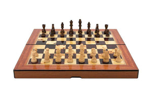 Dal Rossi Classic Games Chess Set - Folding Walnut Shiny 16" (Dal Rossi)