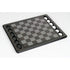 Dal Rossi Classic Games Draughts / Checkers - Dal Rossi Set with Recessed Pieces (Carbon Fibre)