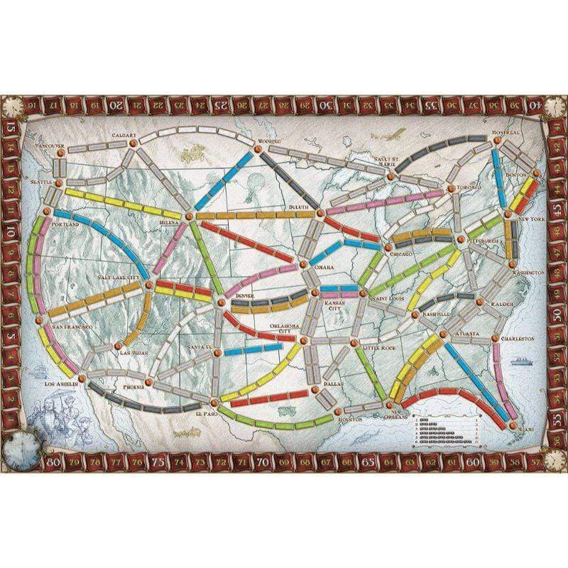 Days of Wonder Board & Card Games Ticket to Ride Board Game