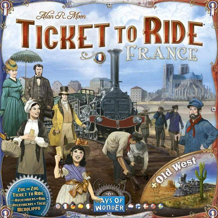 Ticket to Ride - France & Old West Map Expansion